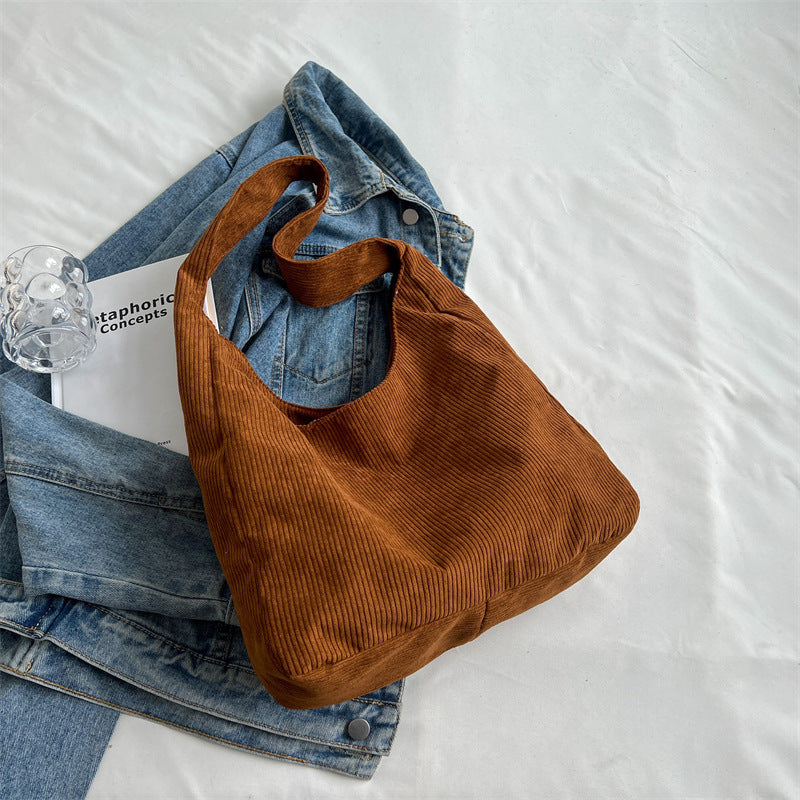 Casual Street Corduroy Bag